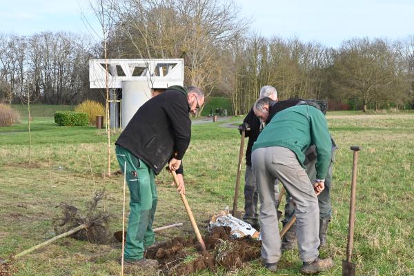 Plantation d'une micro forêt au Parc de Loisirs