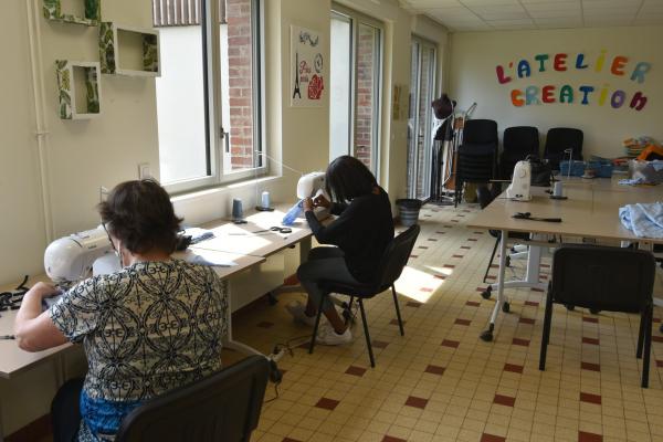 atelier masques à Loos